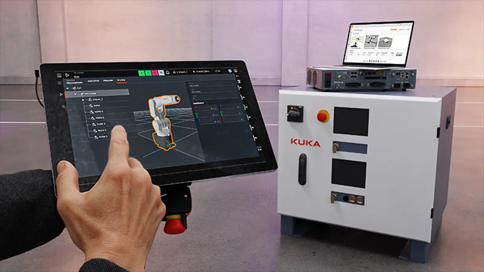 Контроллер KUKA с защищённой системой iiQKA.OS2